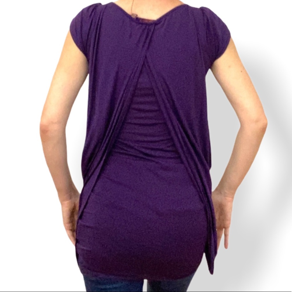 TED BAKER Short sleeve Tunic Top size 2 - Picture 2 of 7